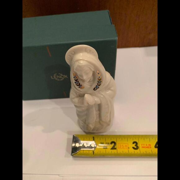 ✡️Lenox China Jewels Nativity Mary Issued 1993 Standing Figure Figurine - Picture 13 of 15